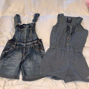 2 Jean outfits for size 7 girls